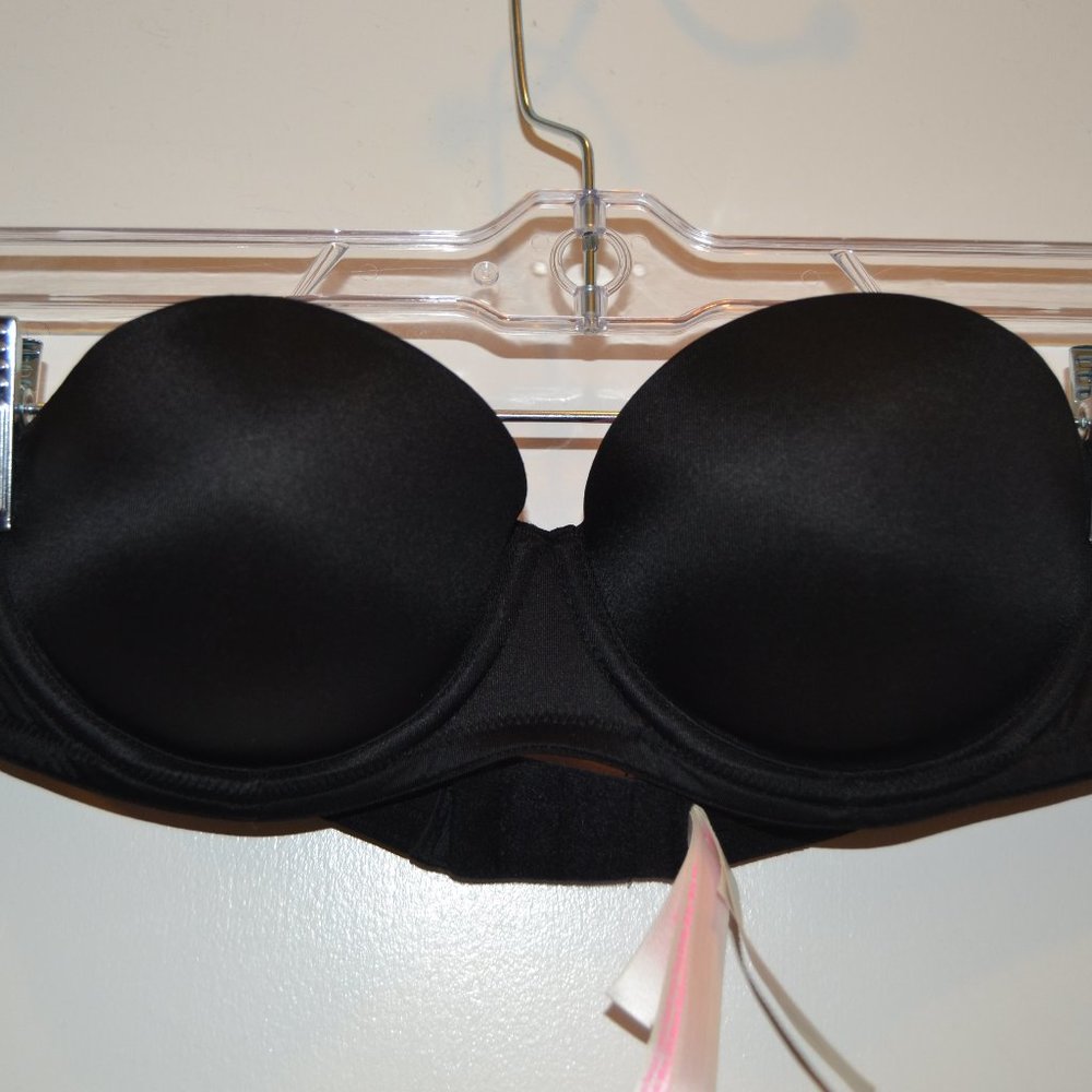 PINK Victoria's Secret VS Wear Everywhere Multi Push Up black bra 32B EUC